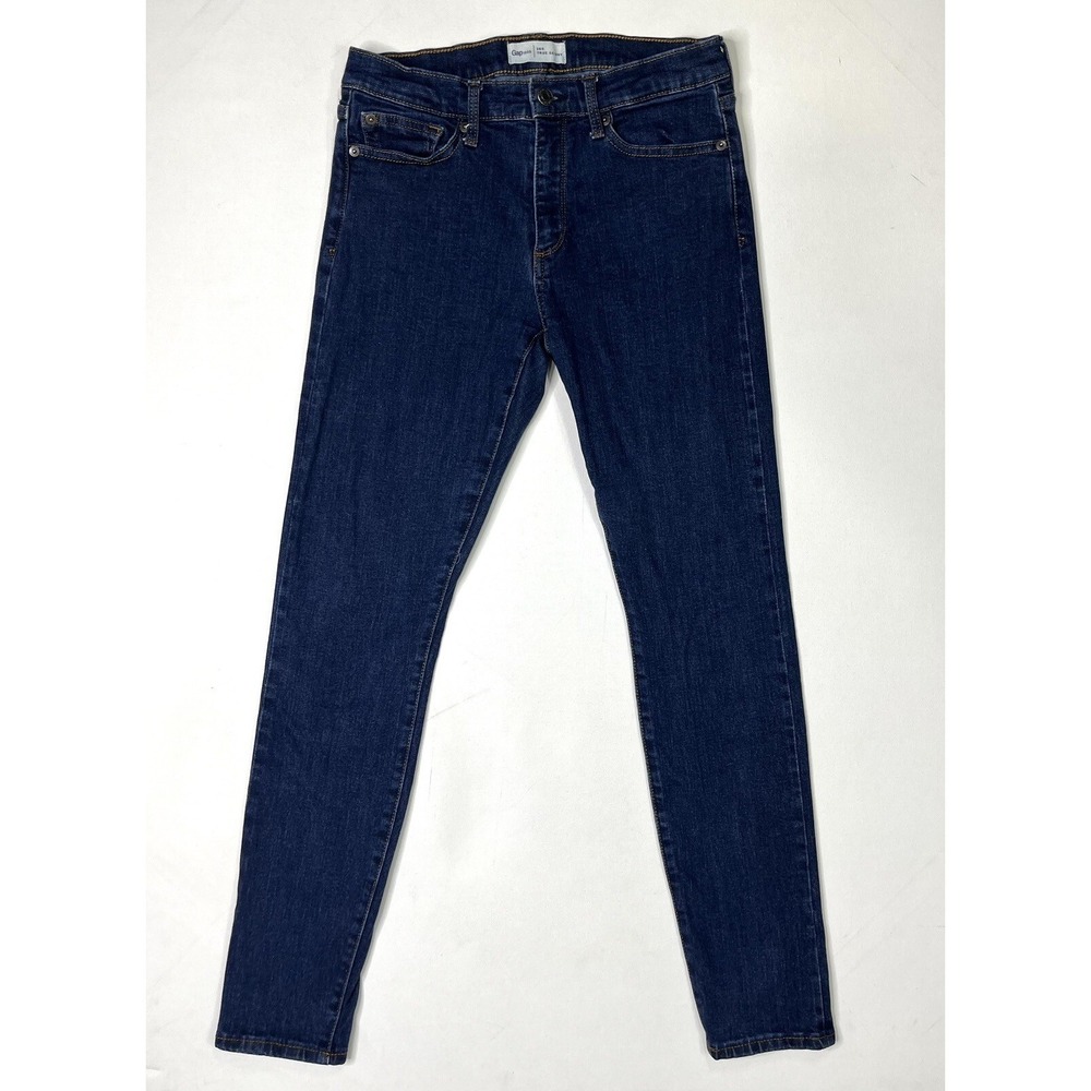 Gap 1969 Jeans Women's Size 28 R True Skinny Stretch Selvedge Denim